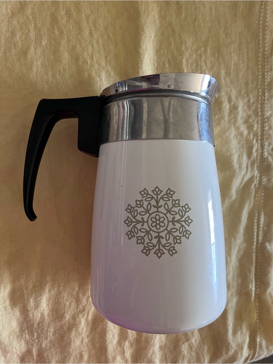 Other - Corning Ware Avocado Green Medallion Stove Top Coffee Percolator 6 Cup Complete